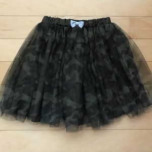 Kids Camouflaged Print Tutu Skirt 💚